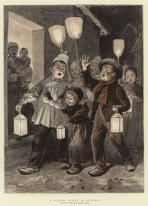 ブルターニュの奇妙な習慣 作： Adrien Emmanuel Marie